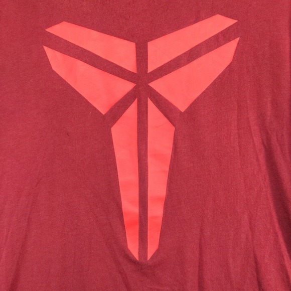 Nike Dri Fit Men's T Shirt Red Size L PolyCotton Triangle Logo - Picture 9 of 14